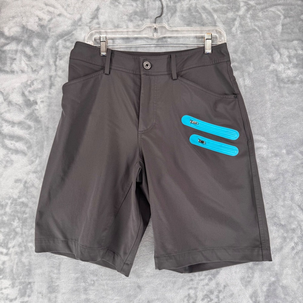 Lululemon Mens Cadence commute ‎ Shorts Gray Stretch Quick Dry Athletic Sz 30